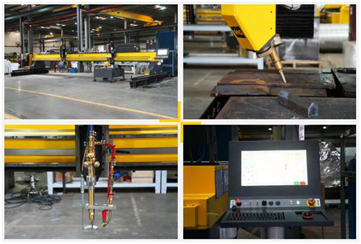 上海官网斗鱼体育10米超长跨距无限回转数控坡口切割机